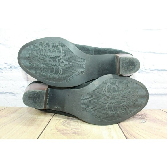 Sebago Ashton 360 Moc Black Suede Ankle Lace Up Boots 11 M Preppy Casual - Picture 9 of 9